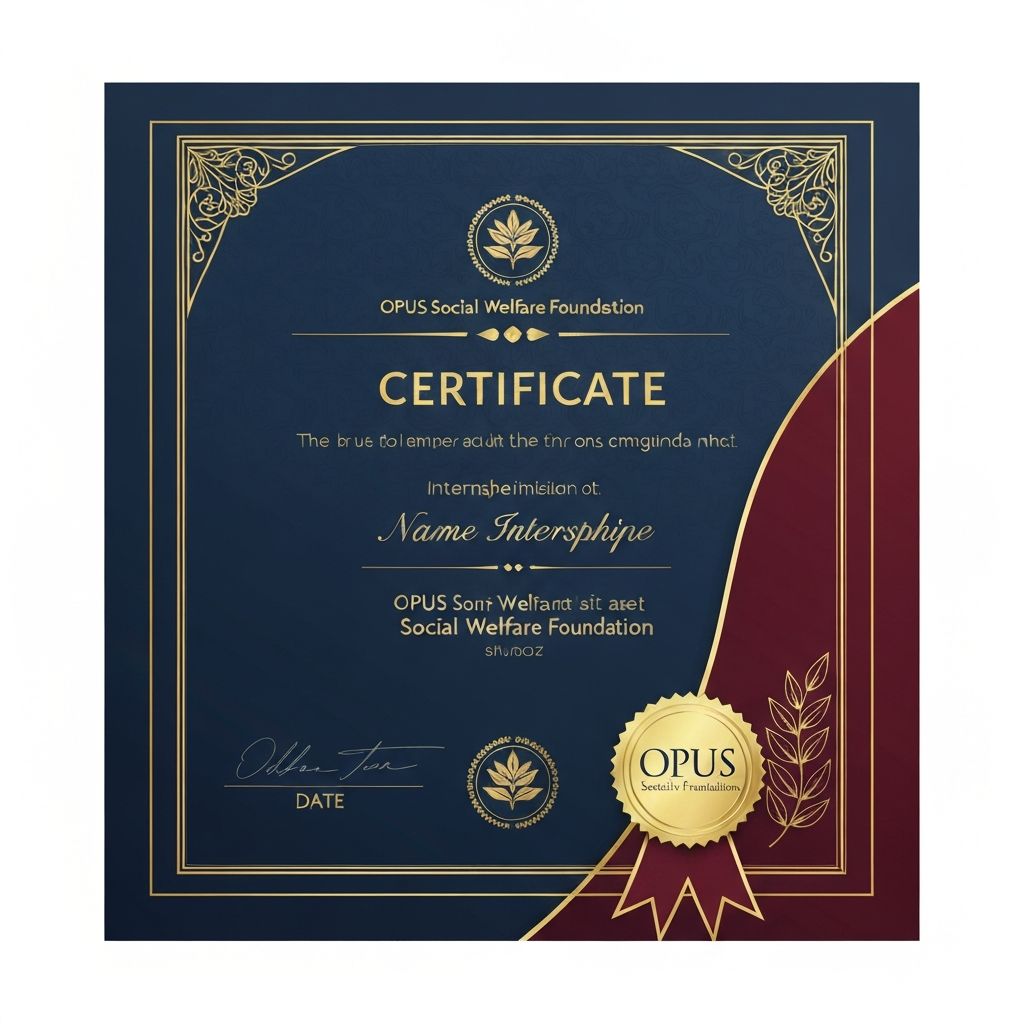 Internship Completion Certificate